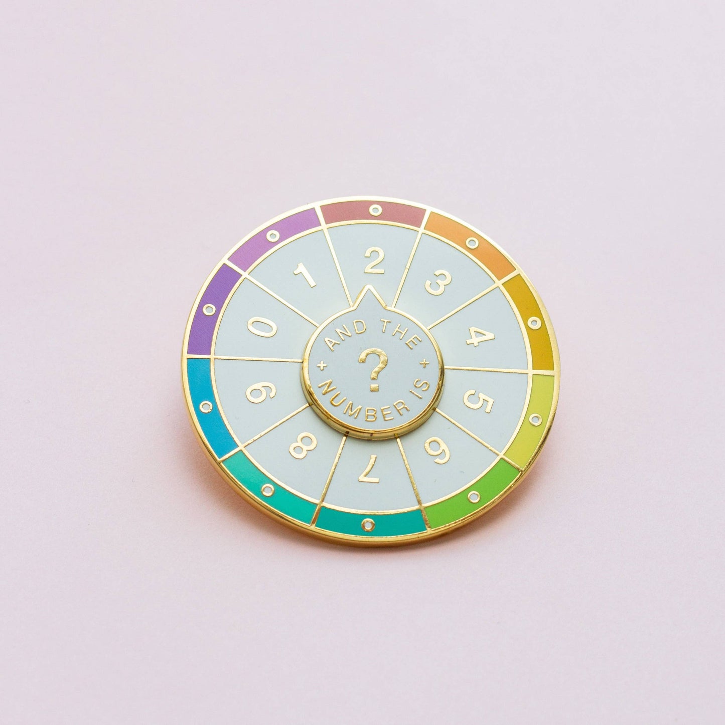 Occasionalish - Spinning Numbers Enamel Pin