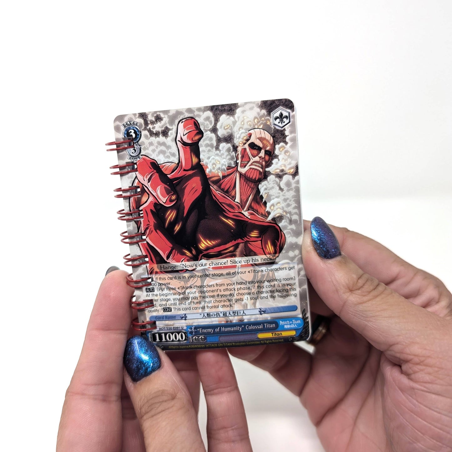 Giant Turtle Creations - Attack on Titan Trading Card Notebook