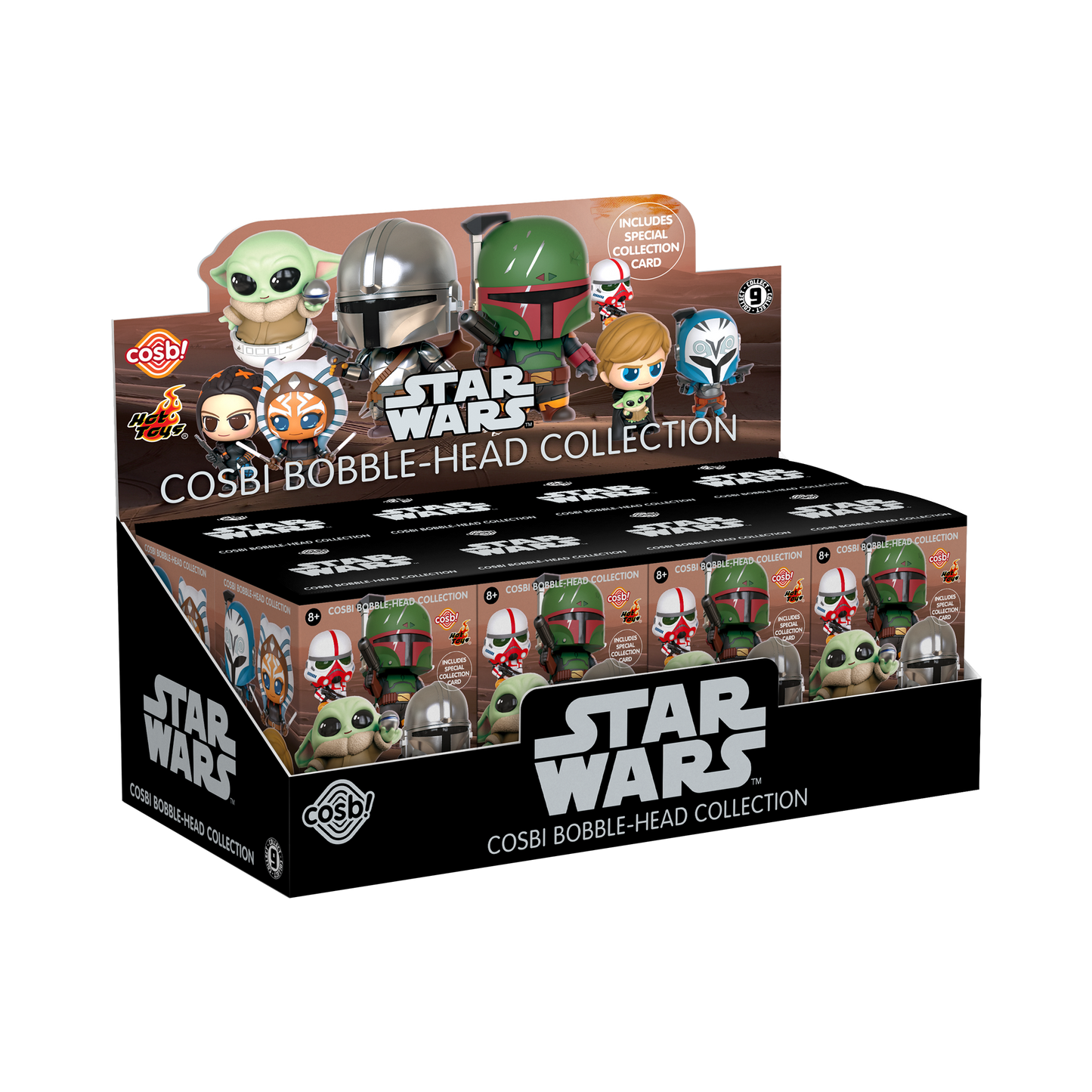 Star Wars Cosbi Bobble Head Collection - Case of 8 Blind Box