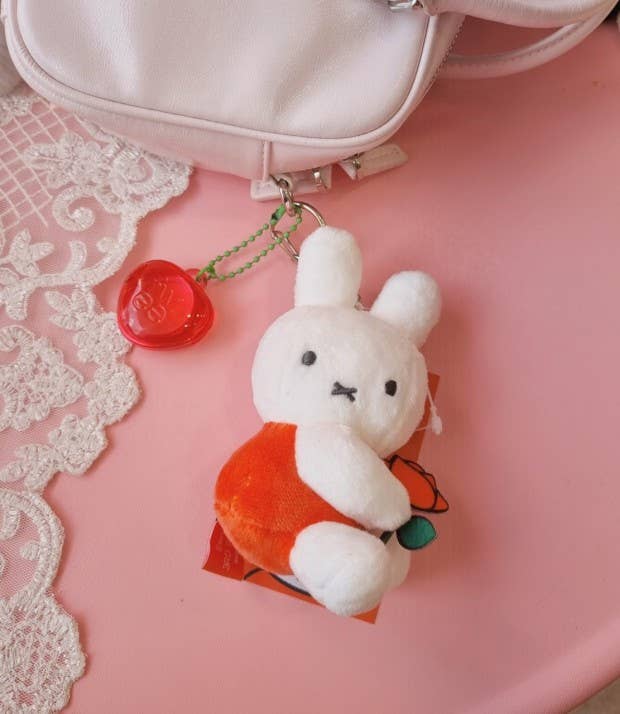 Miffy & Friends with Flower Plush Key Chain bag Charm