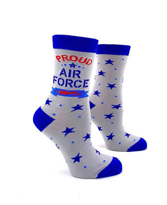 Fabdaz - Proud Air Force Mom Women's Crew Socks