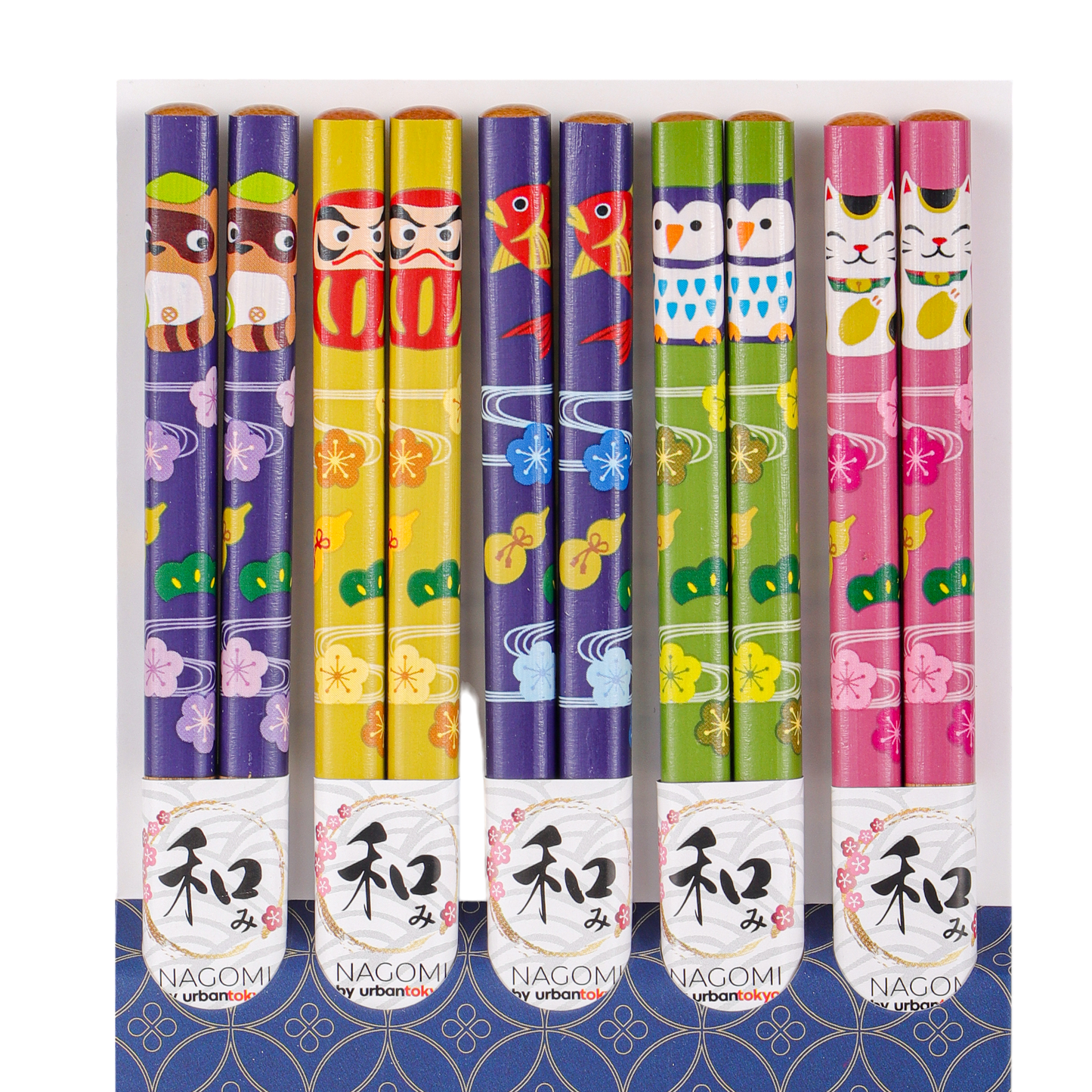 5 Piece Chopsticks Set Lucky Symbols (20/200)