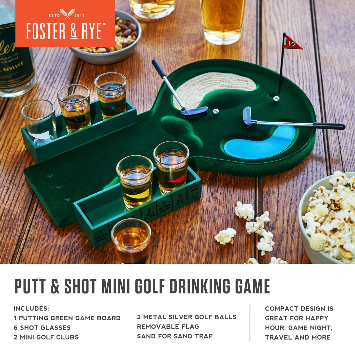 Putt & Shot Mini Golf Drinking Game