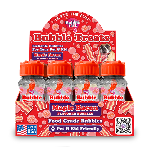 Toysmith - BubbleLick™ Pets Maple Bacon