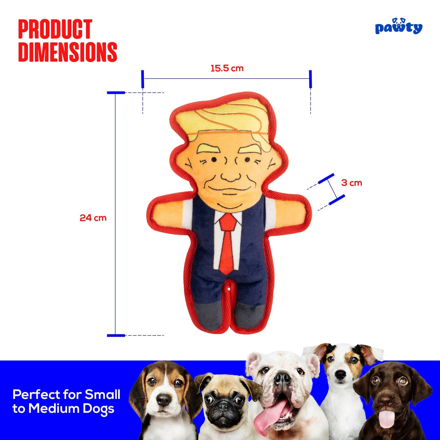 DONALD DOG TOY