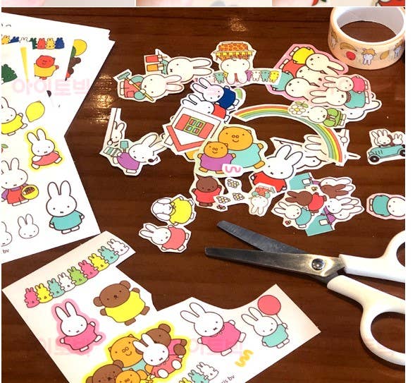 K_Wonderland - Miffy Deco Stickers Variety Pack