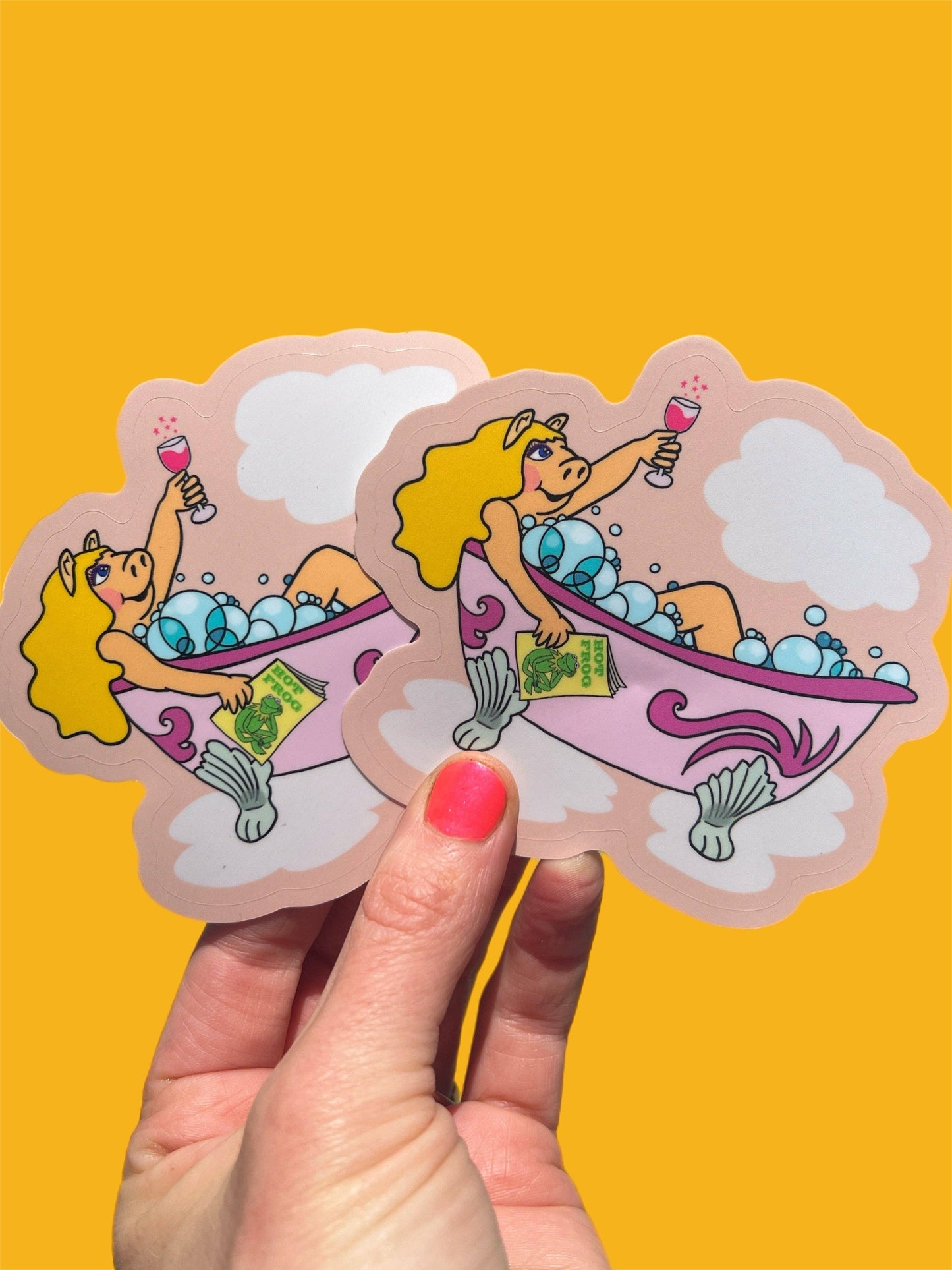 Miss Piggy STICKER 3 Inch