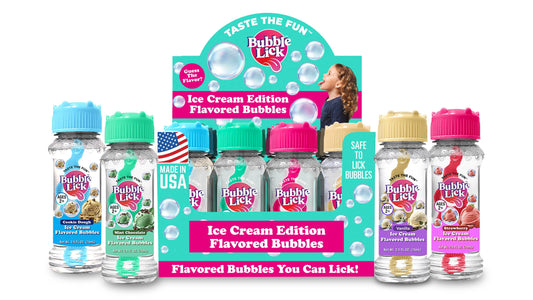 Bubble Lick Ice Cream Edition - Flavored Bubbles