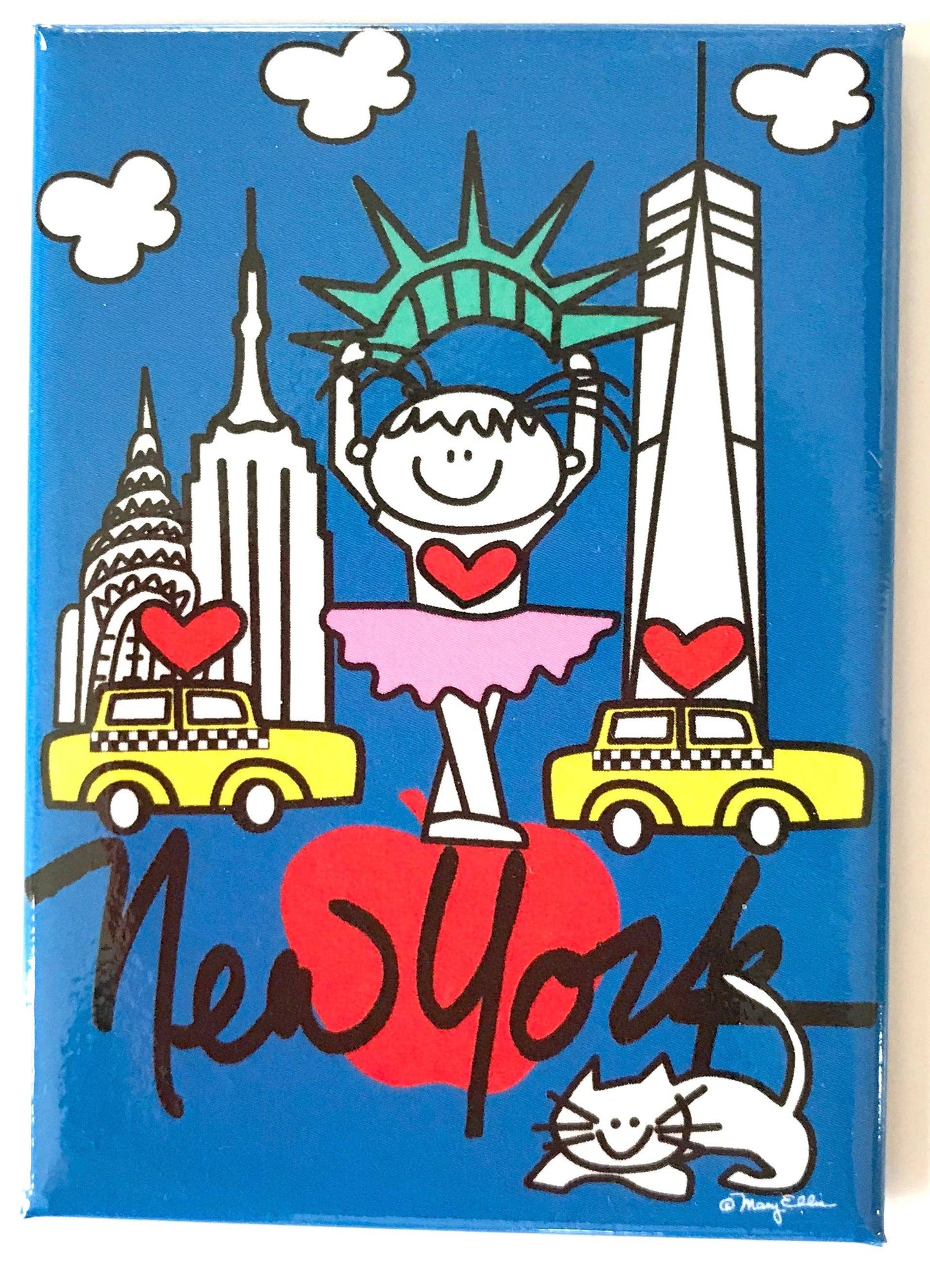 New York City Magnet Ballerina