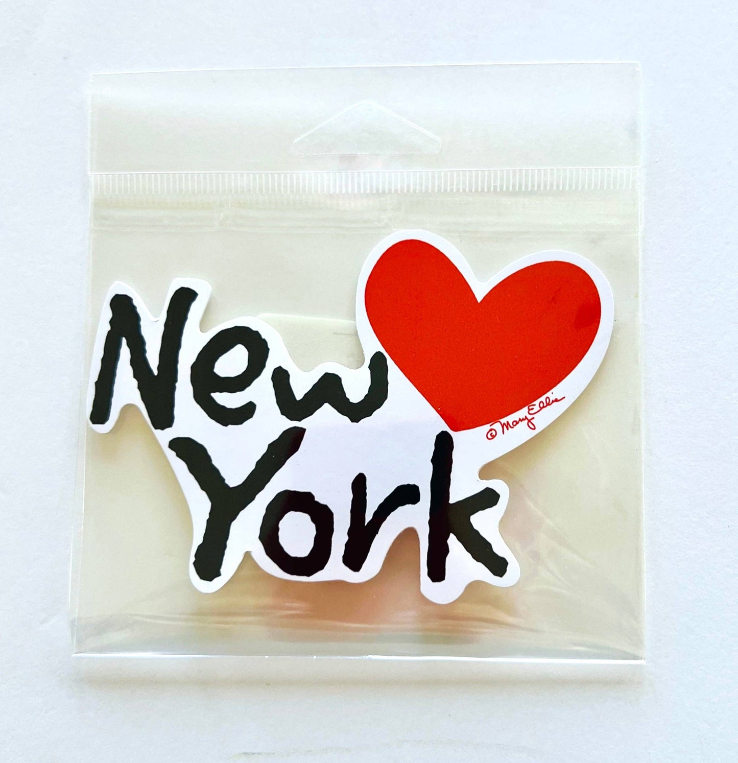 Mary Ellis - New York Giant Sticker New York Heart