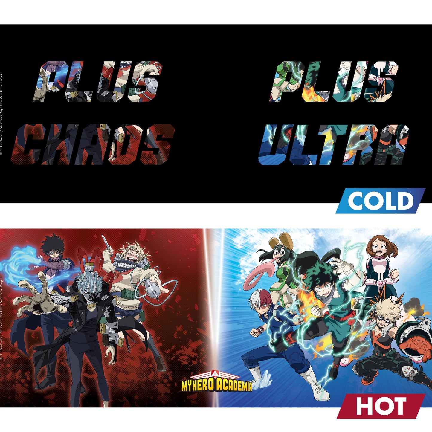 ABYstyle - My Hero Academia Heroes Heat Change Mug 16 Fl Oz