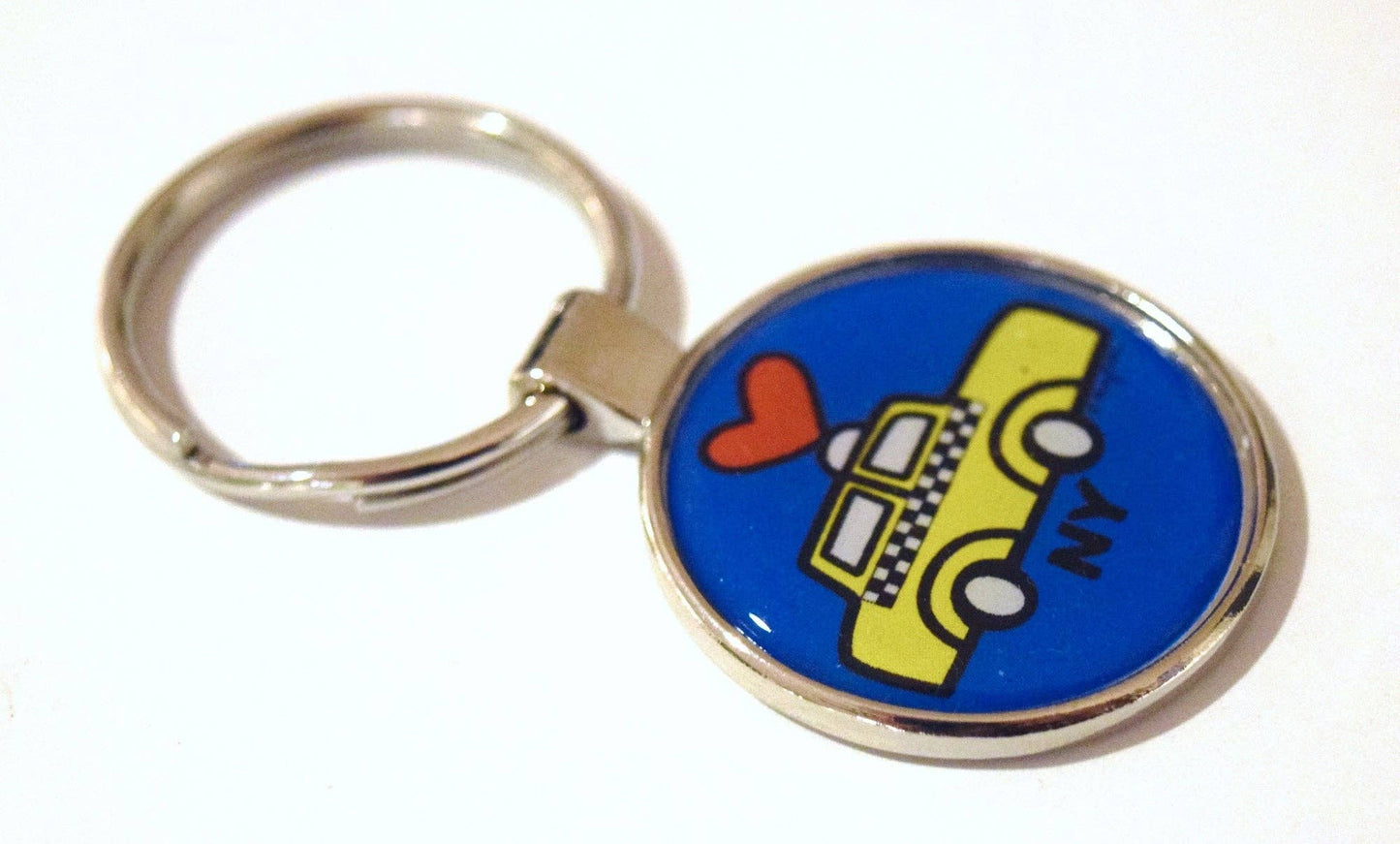 Mary Ellis - New York Keychain Taxi Cab Heart