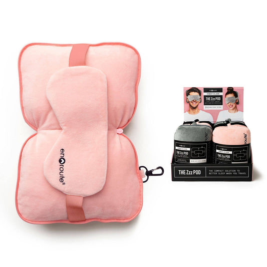 DM Merchandising - En Route Z Pod Travel Pillow Eye Mask 12pc Assortment