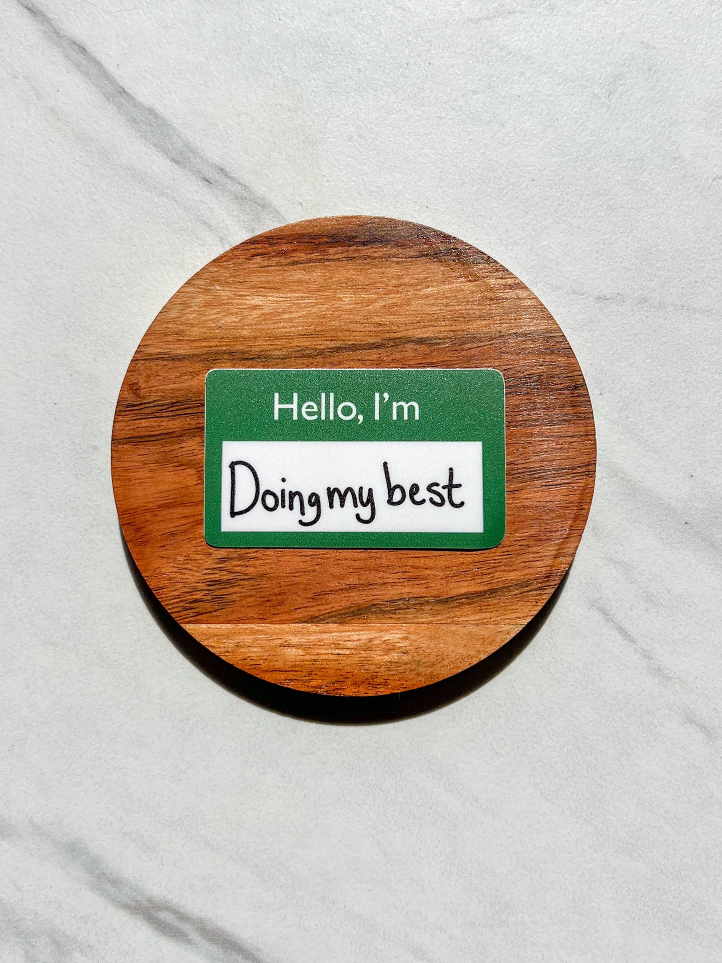 Doing my best sticker