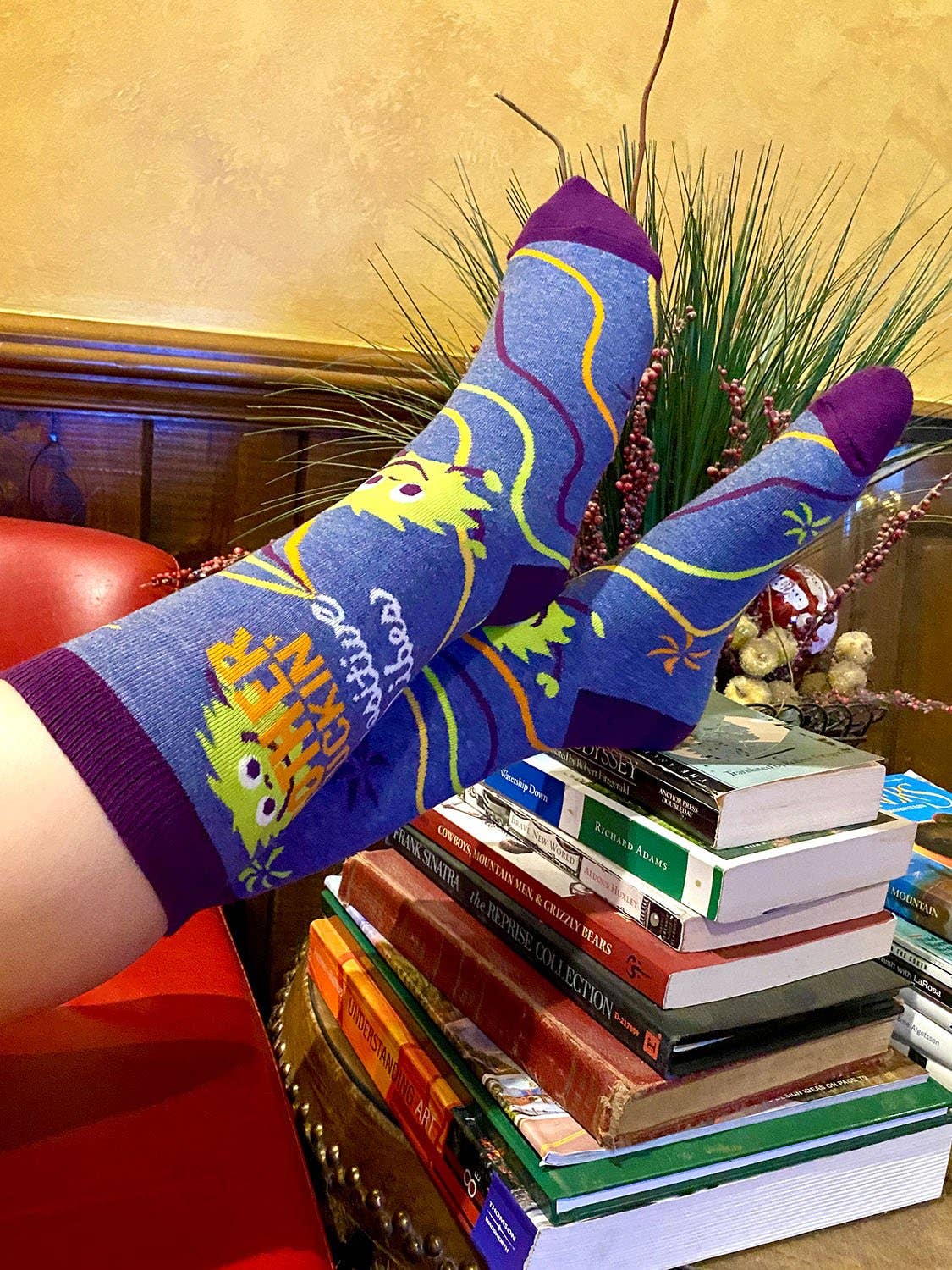 Fabdaz - Mother Fuckin' Positive Vibes Women's Crew Socks