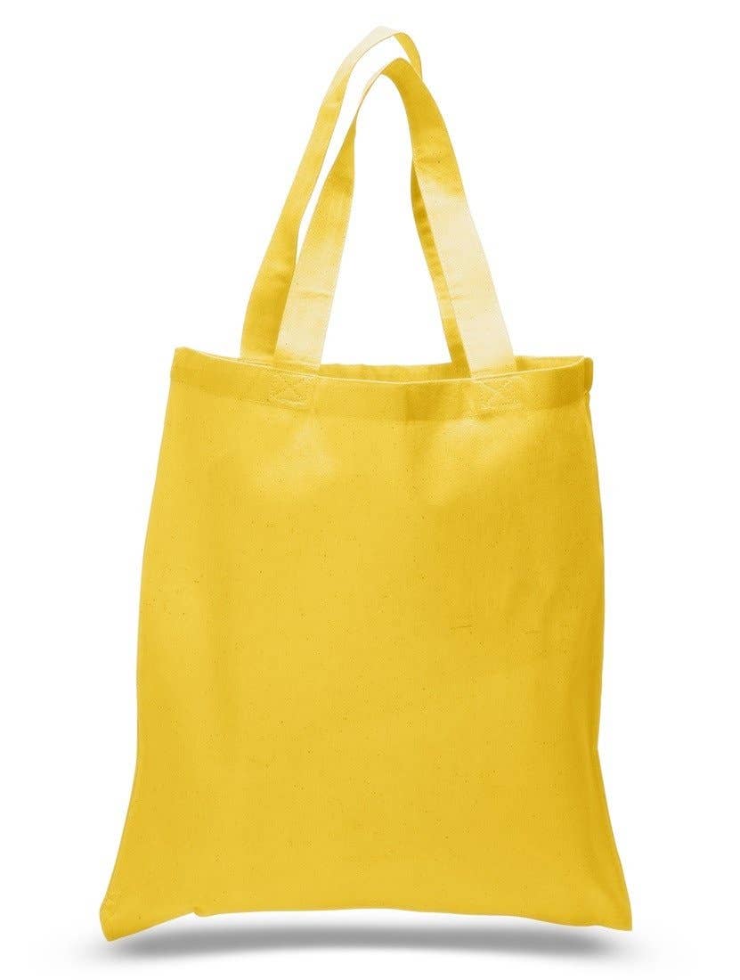 TBF Natural Cotton Canvas Basic Tote Bags Bulk - TB100