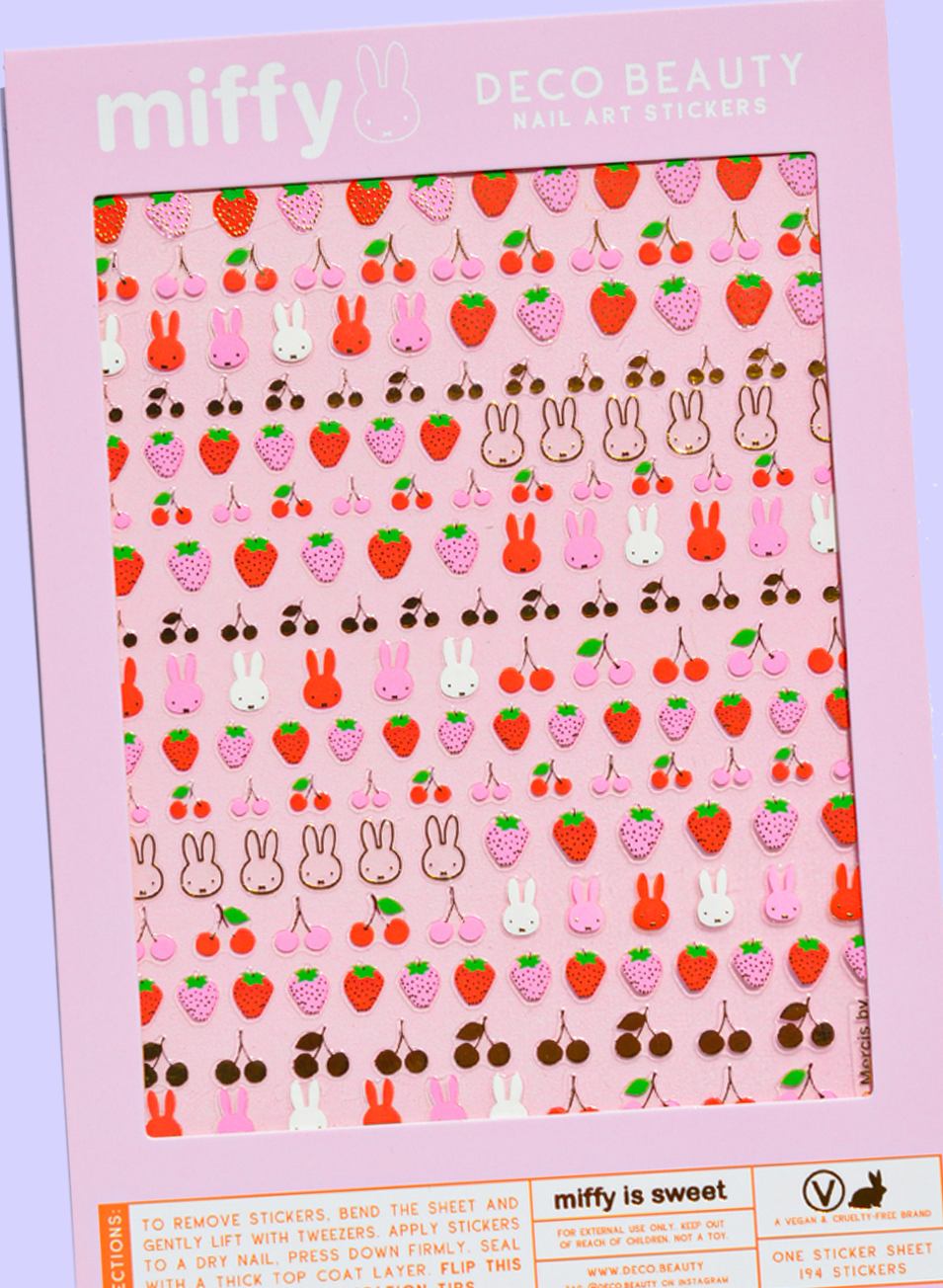 Nail Art Stickers - MIFFY IS SWEET