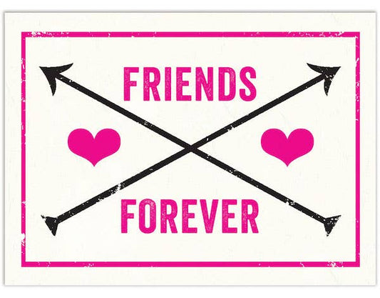 THE FOUND - Friends Forever Valentine's Day Love Card (4 bar)