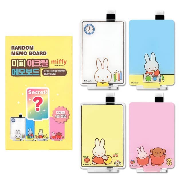 Miffy acryle Memo Stand with Pen Blind Random Box
