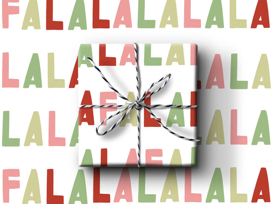Fa La La La Wrapping Paper