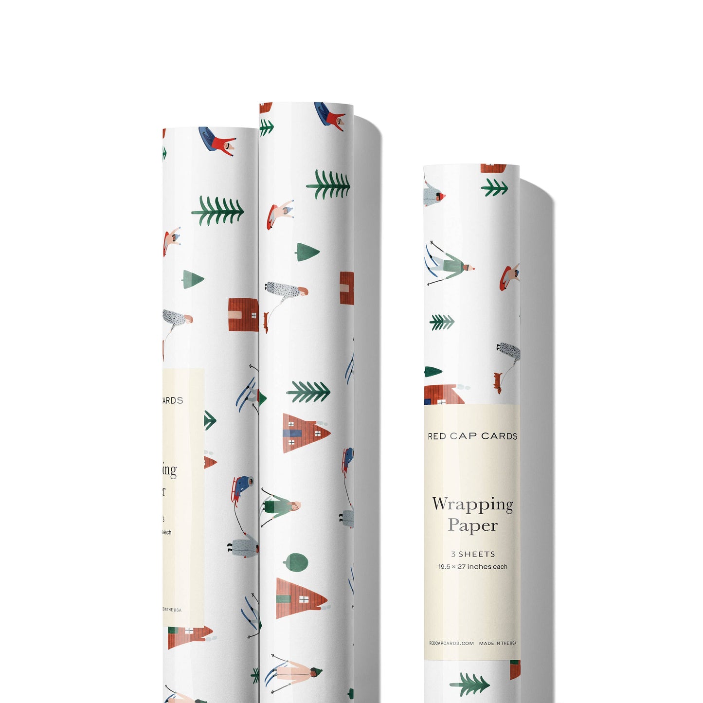 Snow Day holiday wrapping paper