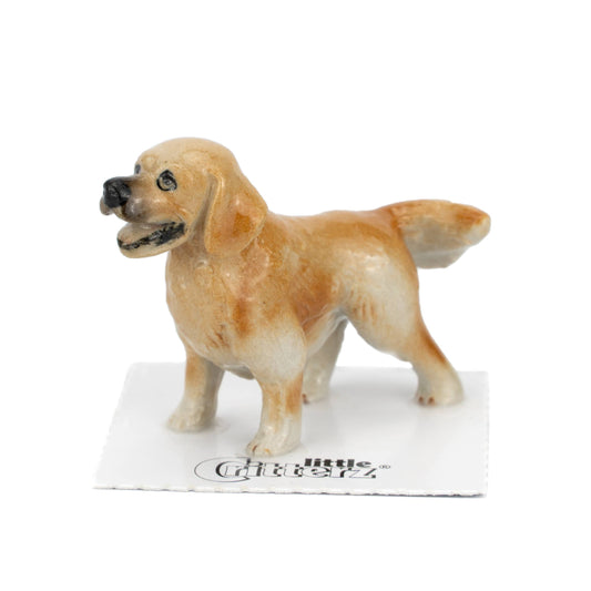 Buddy Golden Retreiver Adult Porcelain Miniature