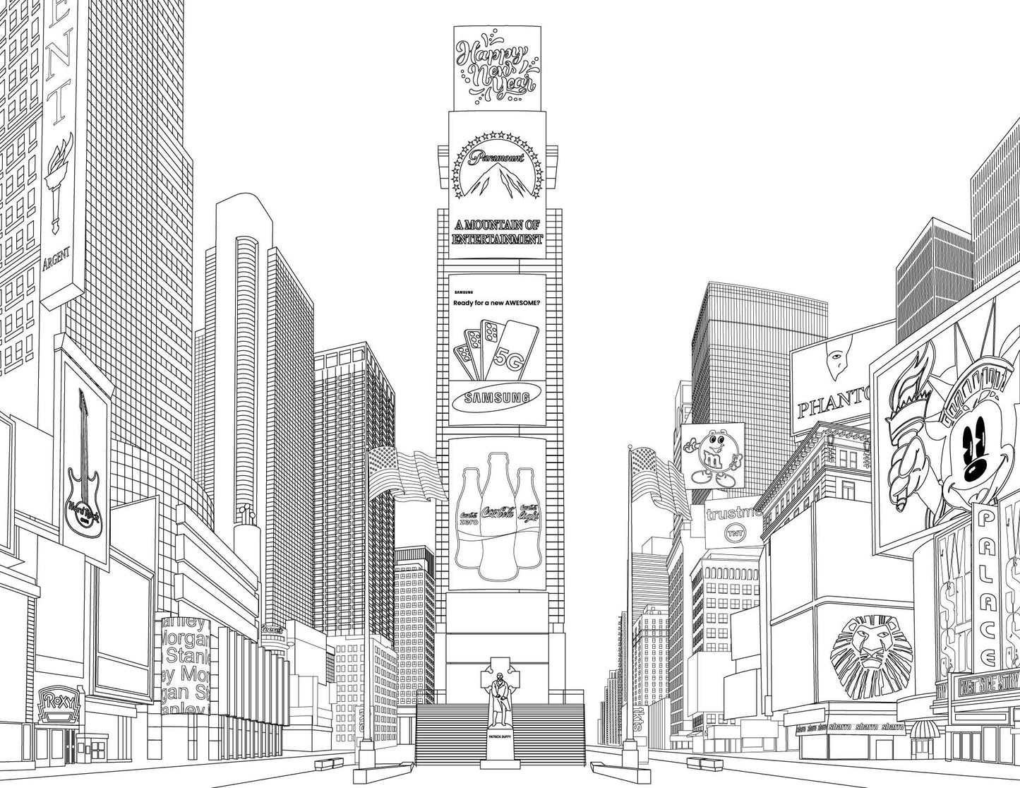 Color NYC coloring book