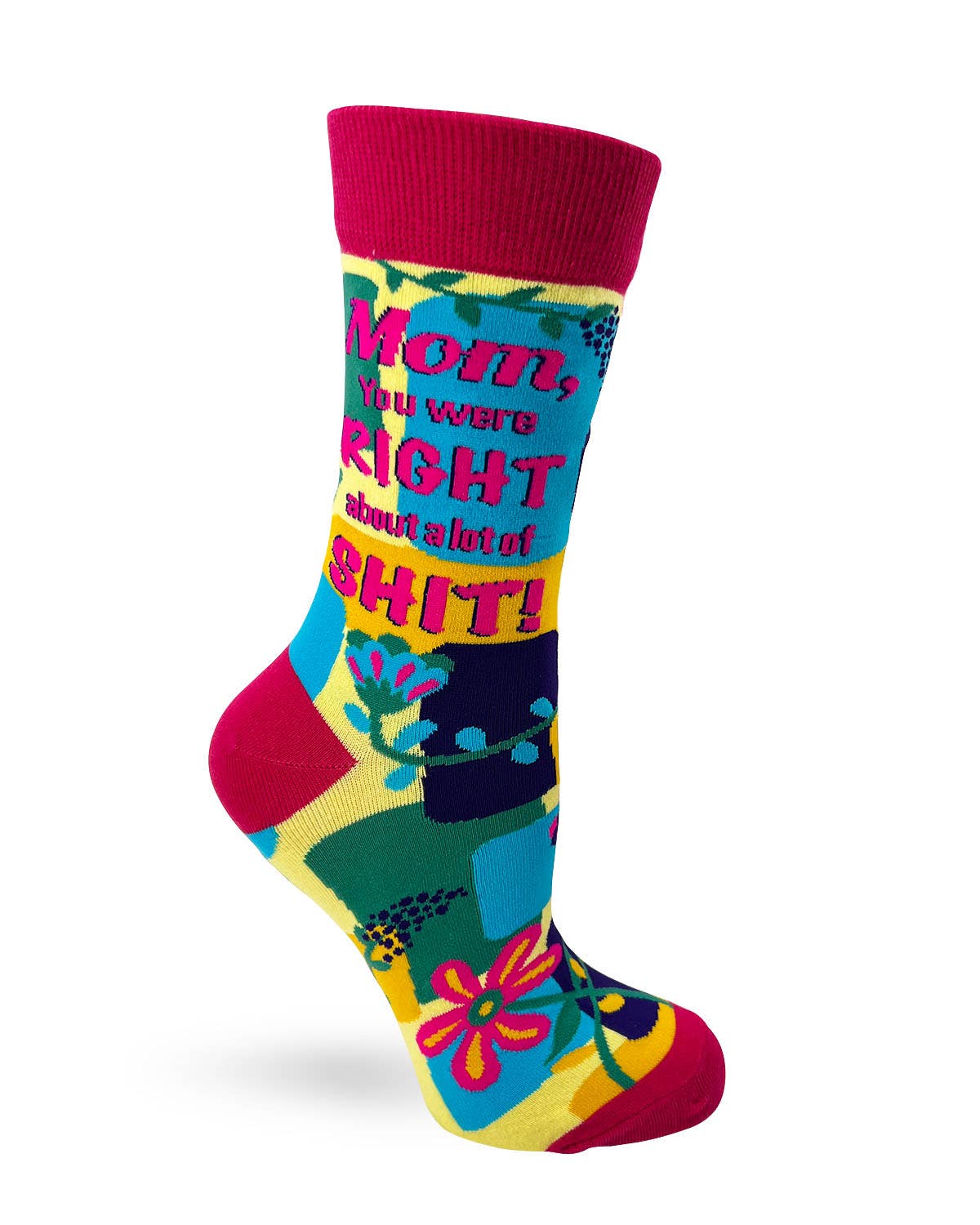 Fabdaz - Mom, You Were Right About a Lot of Shit Funny Ladies' Socks