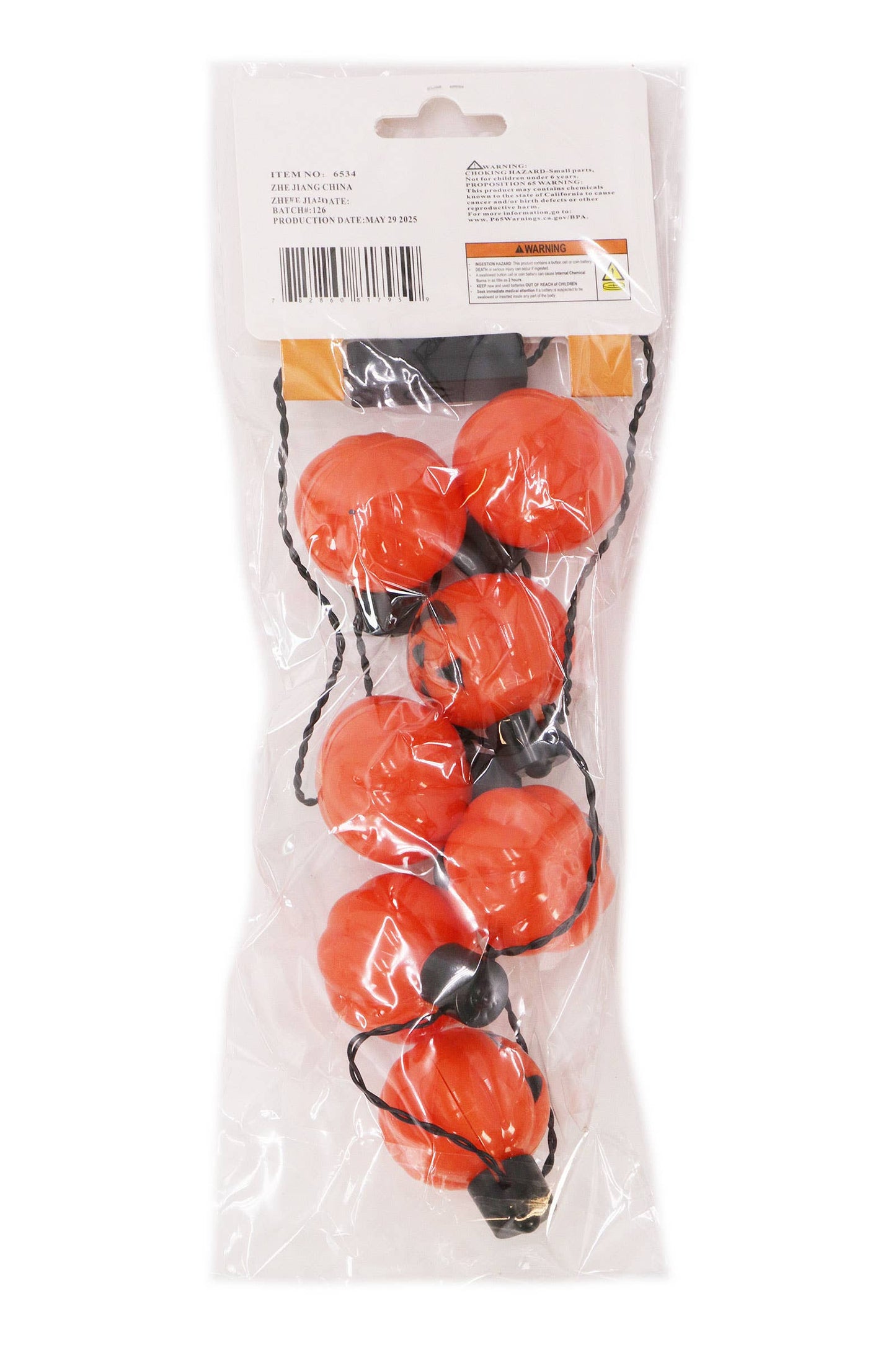 Halloween Led String Light Bulb Necklace