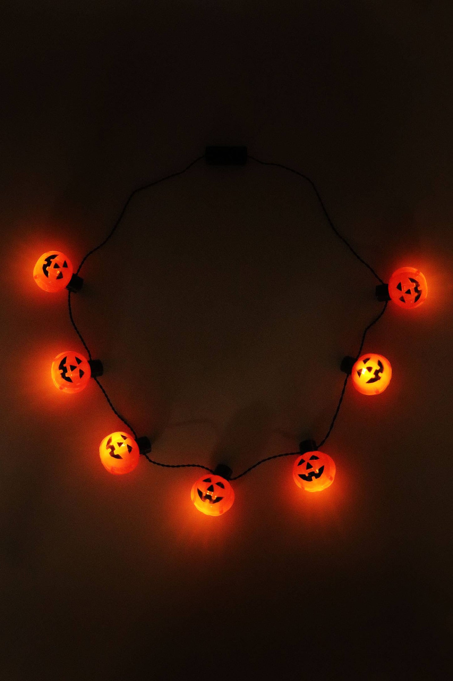 Halloween Led String Light Bulb Necklace