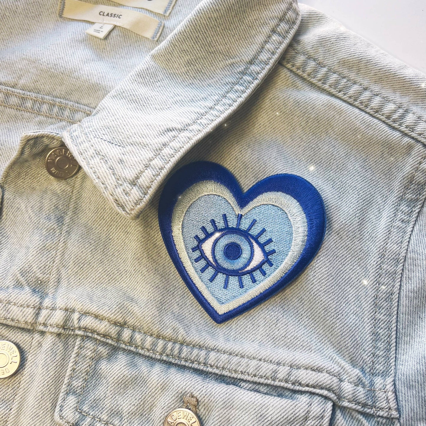 Wildflower + Co. - Evil Eye Heart Patch