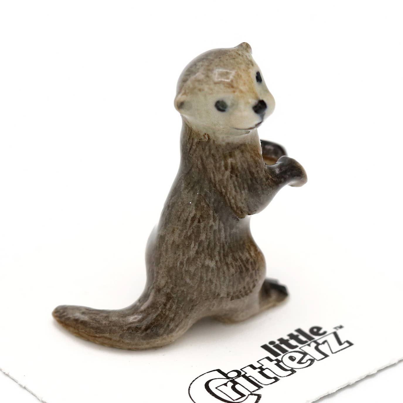 Little Critterz - Nimble Asian Otter Porcelain Miniature