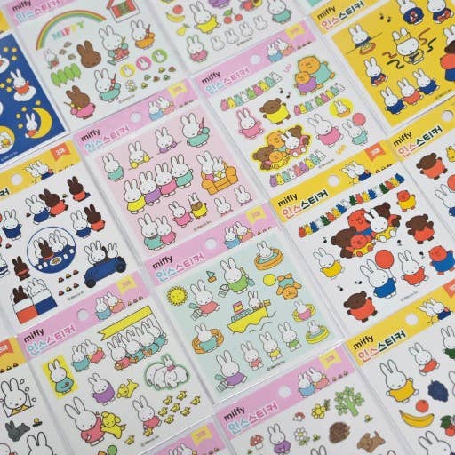 K_Wonderland - Miffy Deco Stickers Variety Pack