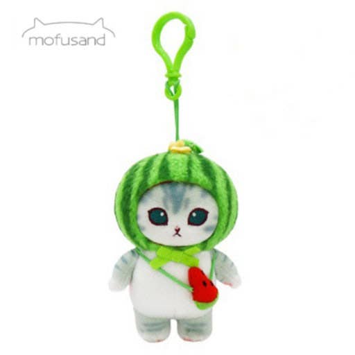 NEW! MofuSand Plush Keychain  9cm– Fruit Costume Series