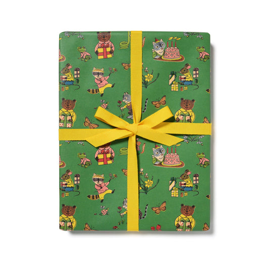 Richard Scarry Critter Wishes wrapping paper