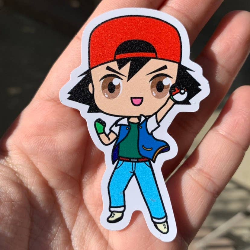 Trash Goblin - Ash Vinyl Sticker - Pokémon / Pokemon Sticker / Laptop Decal / Bumper Sticker / Deck Box / Sun and Moon