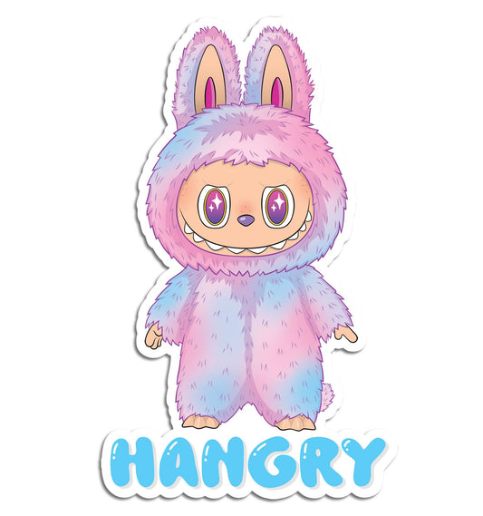 THE FOUND - Labubu Hangry Die Cut Sticker