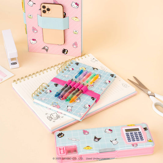 Studio Oh! - Hello Kitty and Friends Blue Grid Harper Notebook & Pen Set