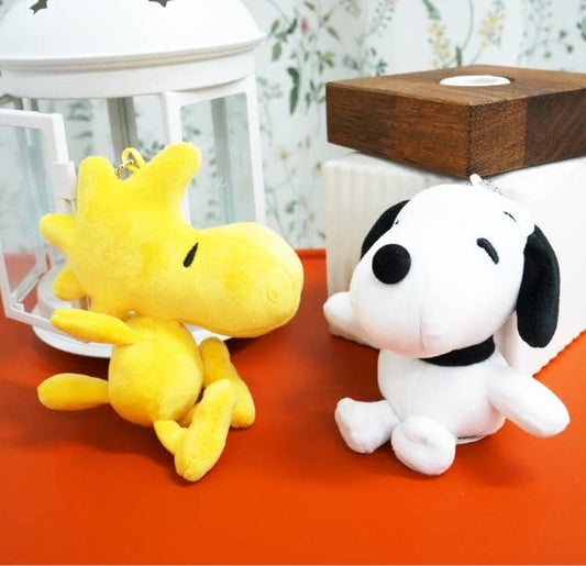 Snoopy Plush Bag Charm Key Chain- 10cm