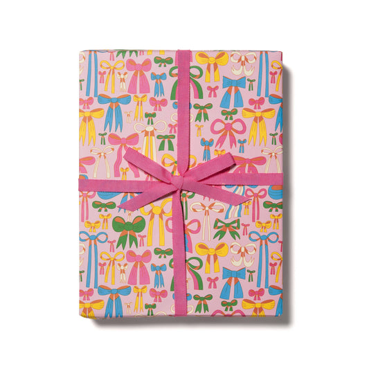 Red Cap Cards - Lots of Bows wrapping paper