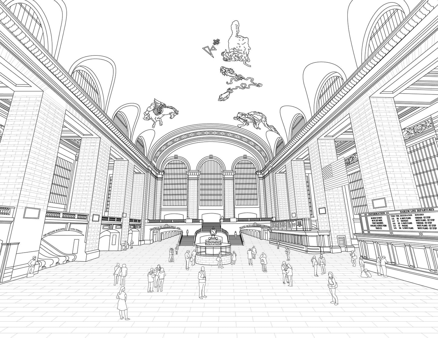 Color NYC coloring book