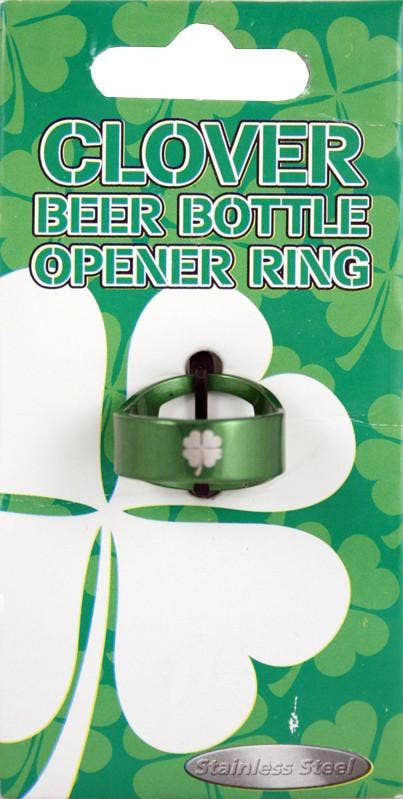 Clover Bottle Opener Ring