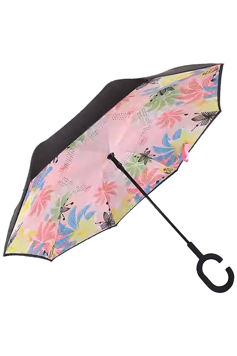 Cap Zone - Various Print Inside-Out Double Canopy Umbrella