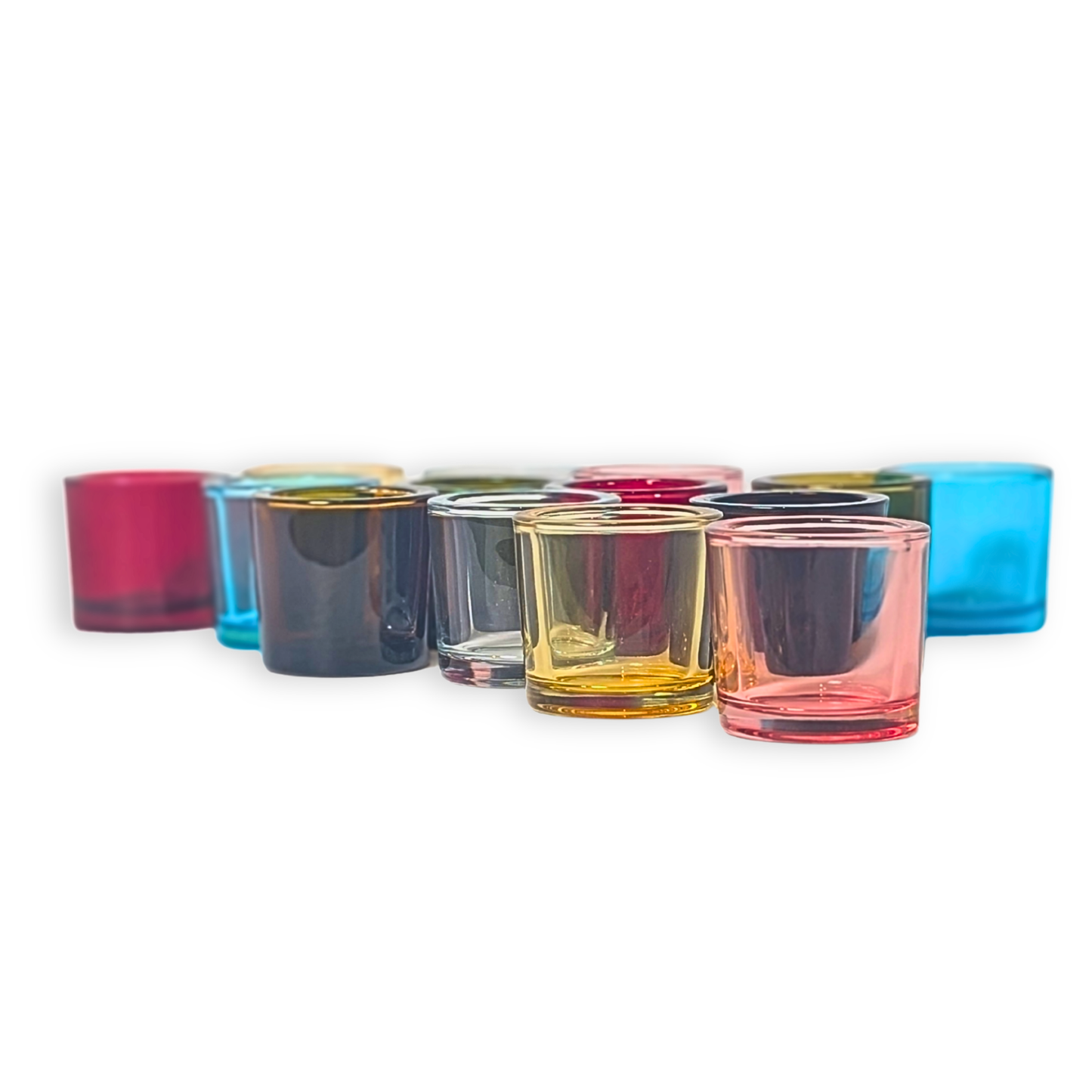 Recycled Glass Votive Candle Holders