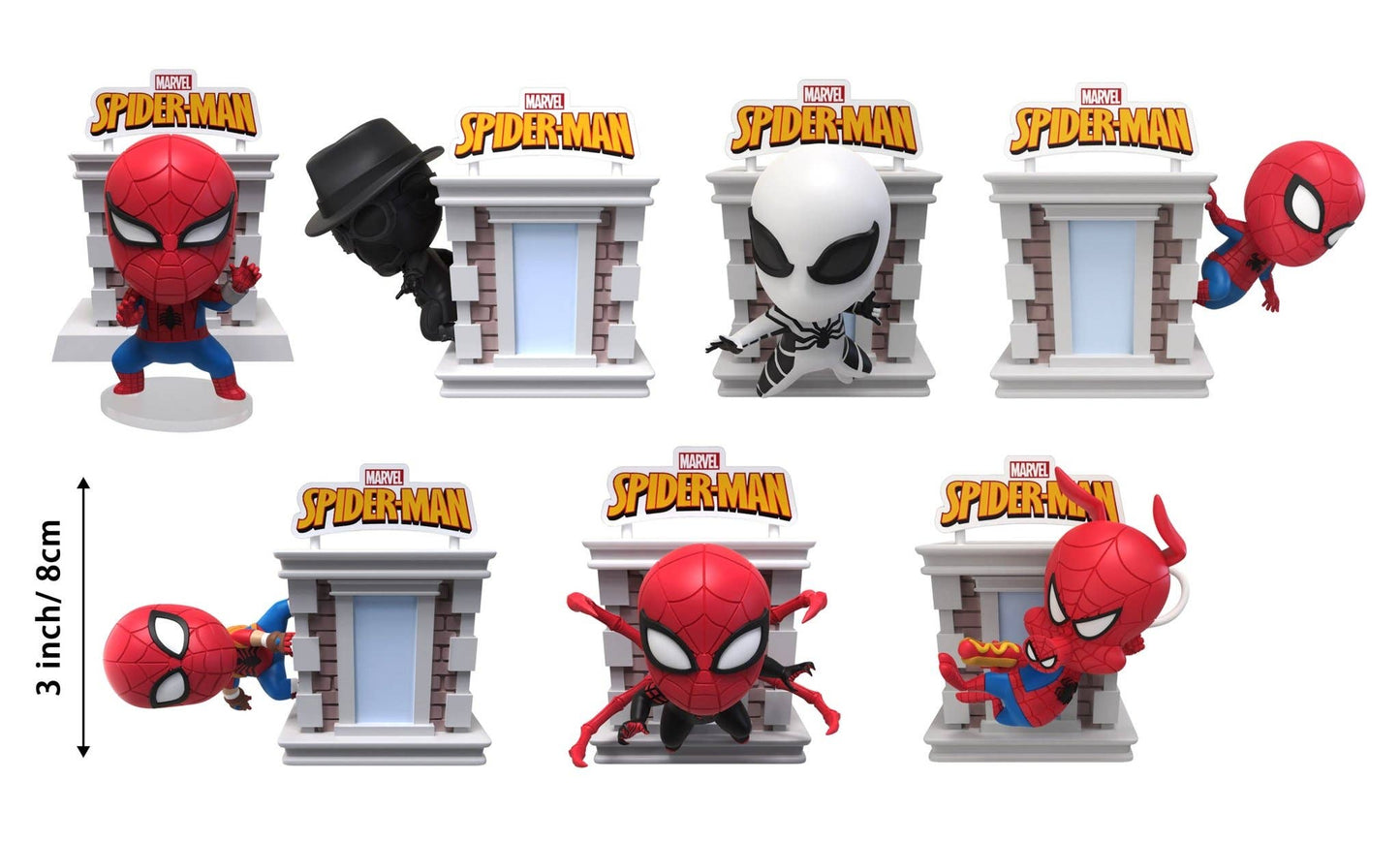 Marvel Spider-Man Tower Series Hero Box - Blind Box CDU