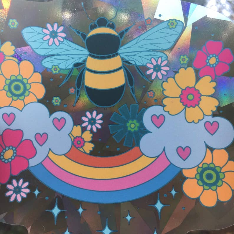 Bee Suncatcher Sun Catcher Window Sticker