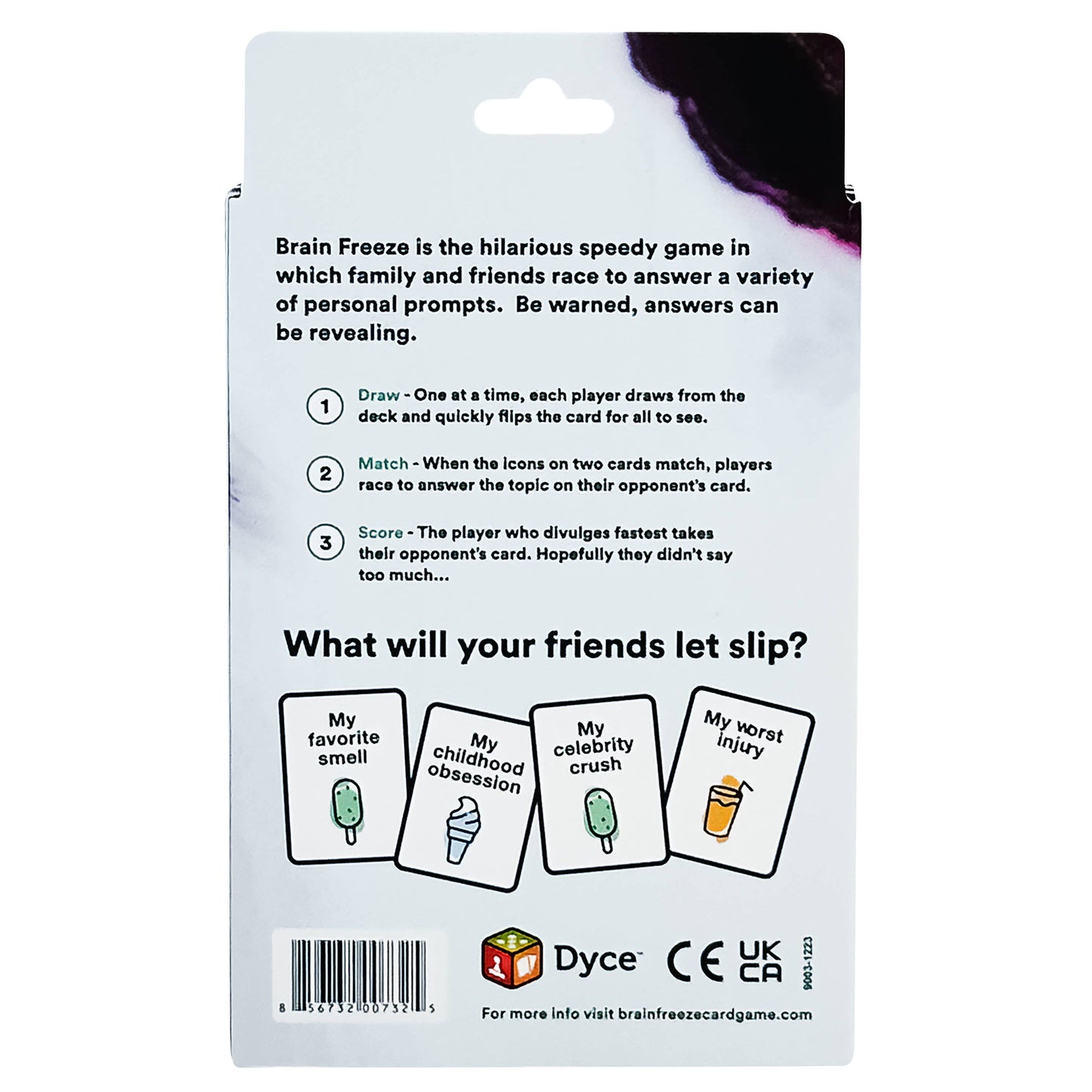BRAIN FREEZE | ON-THE-GO EDITION: Tuck Box Family Game