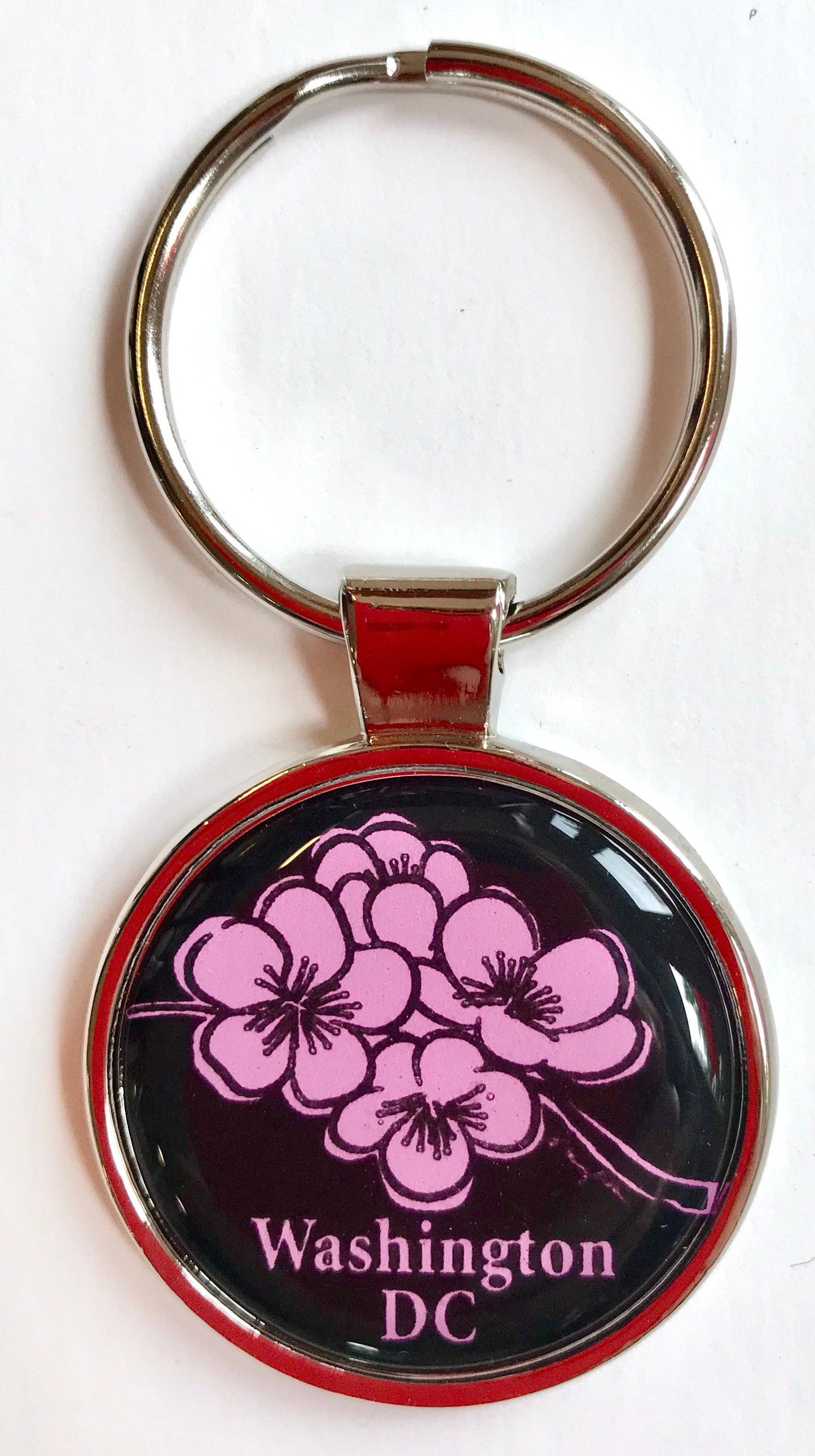 Mary Ellis - Washington DC Keychain Cherry Blossoms