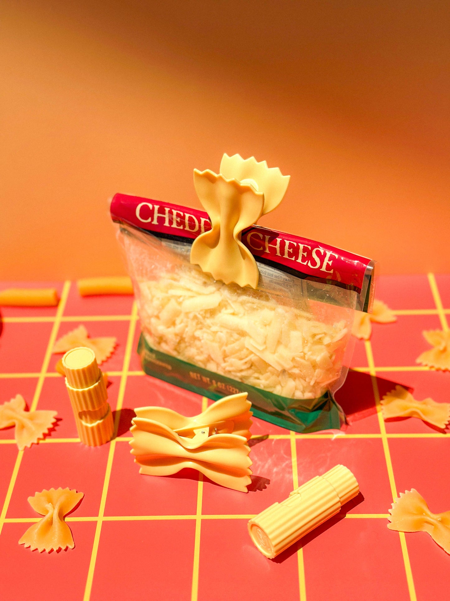 SNACKARONI - Pasta Bag Clips - Set of 4