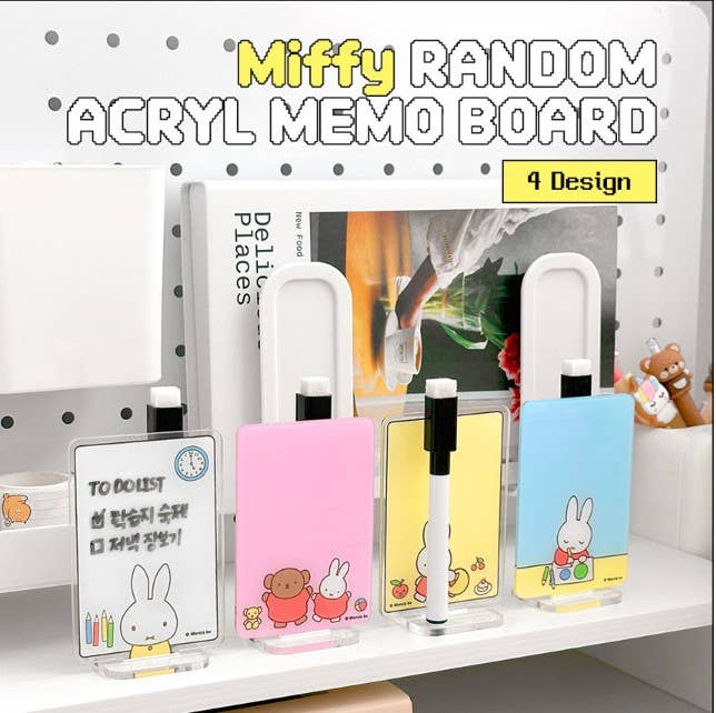 Miffy acryle Memo Stand with Pen Blind Random Box